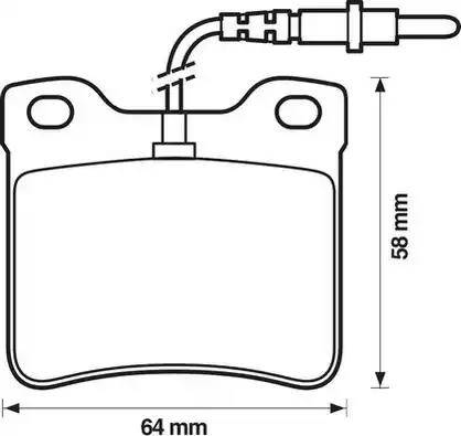 Stop 571398S - Тормозные колодки, дисковые, комплект autodnr.net