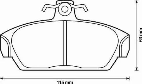 Stop 571436S - Гальмівні колодки, дискові гальма autocars.com.ua