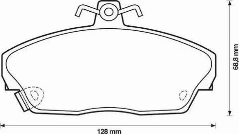 Stop 571438S - Гальмівні колодки, дискові гальма autocars.com.ua