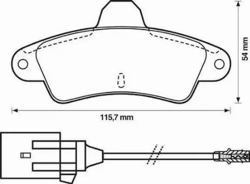 Stop 571755S - Гальмівні колодки, дискові гальма autocars.com.ua