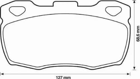 Stop 571827S - Гальмівні колодки, дискові гальма autocars.com.ua