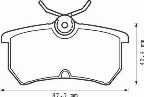 Stop 571998S - Гальмівні колодки, дискові гальма autocars.com.ua