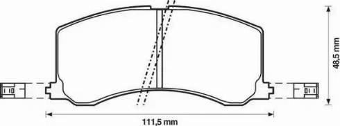 Stop 572399S - Гальмівні колодки, дискові гальма autocars.com.ua