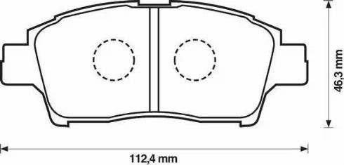 Stop 572404S - Гальмівні колодки, дискові гальма autocars.com.ua