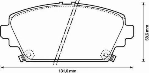 Stop 572429S - Тормозные колодки, дисковые, комплект autodnr.net