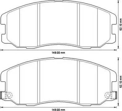 Stop 572570S - Гальмівні колодки, дискові гальма autocars.com.ua