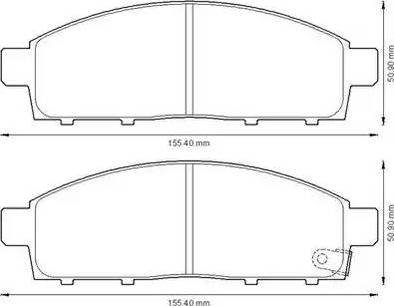 Stop 572574S - Тормозные колодки, дисковые, комплект autodnr.net