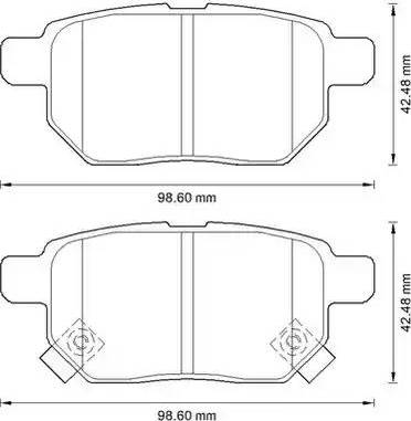 Stop 572591S - Гальмівні колодки, дискові гальма autocars.com.ua