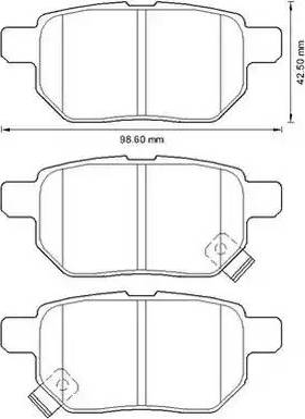 Stop 572632S - Гальмівні колодки, дискові гальма autocars.com.ua