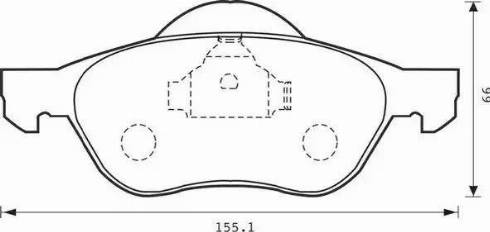 Stop 573016S - Гальмівні колодки, дискові гальма autocars.com.ua