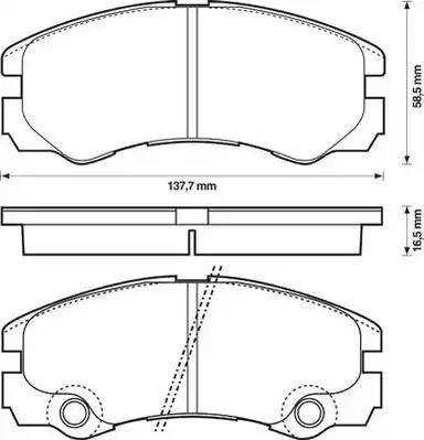 Stop 573066S - Гальмівні колодки, дискові гальма autocars.com.ua