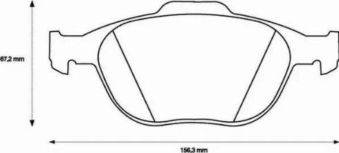 Stop 573085S - Гальмівні колодки, дискові гальма autocars.com.ua