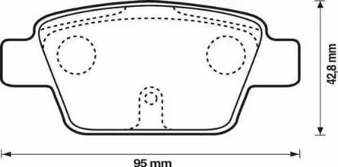 Stop 573105S - Гальмівні колодки, дискові гальма autocars.com.ua