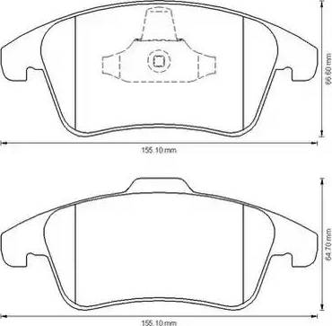 Stop 573193S - Гальмівні колодки, дискові гальма autocars.com.ua