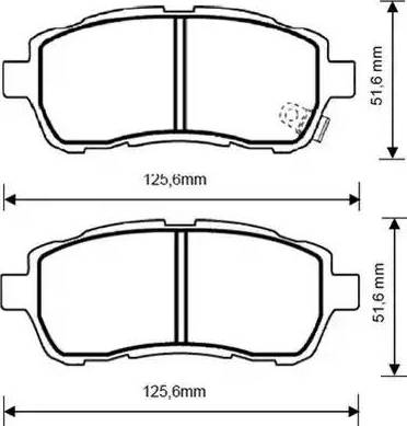 Stop 573249S - Гальмівні колодки, дискові гальма autocars.com.ua