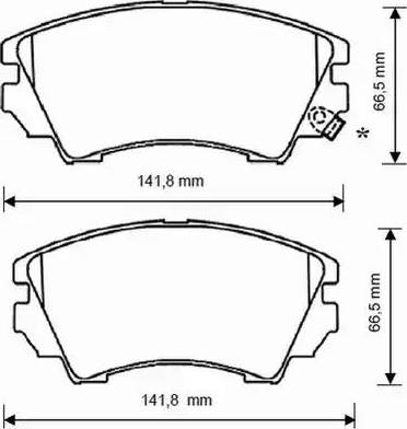 Stop 573270S - Гальмівні колодки, дискові гальма autocars.com.ua