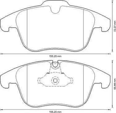 Stop 573311S - Гальмівні колодки, дискові гальма autocars.com.ua