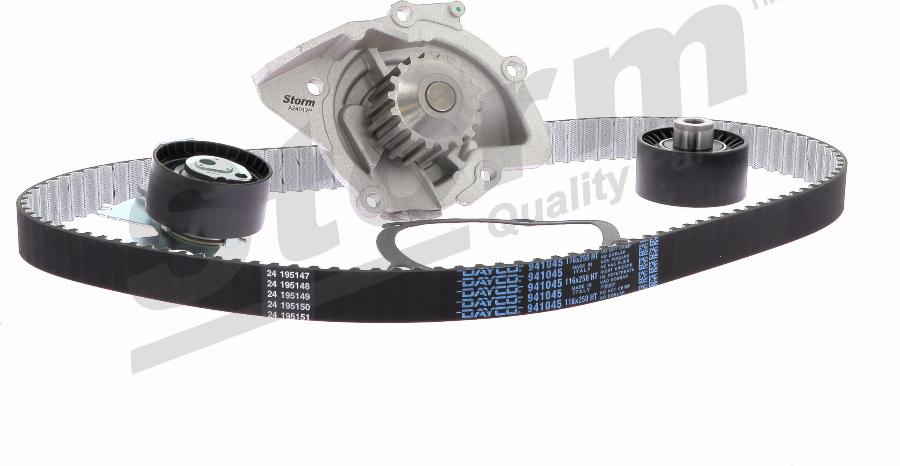 Storm 5550967KP - Водяний насос + комплект зубчатого ременя autocars.com.ua