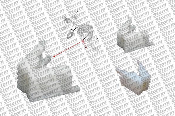 Storm 700036 - Пружина, педаль зчеплення autocars.com.ua