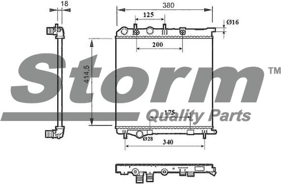 Storm F0903CI - Тяга / стійка, стабілізатор autocars.com.ua