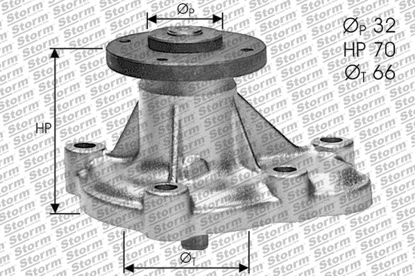 Storm PA10576 - Водяний насос autocars.com.ua