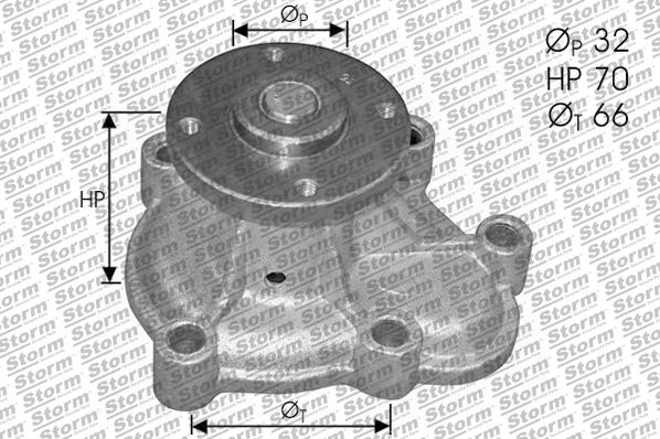 Storm PA10591 - Водяний насос autocars.com.ua