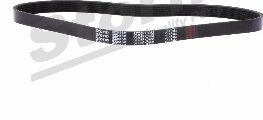 Storm STO6PK0962 - Поликлиновой ремінь autocars.com.ua