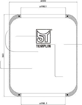 ST-Templin 04.060.6006.140 - Кожух пневматической рессоры avtokuzovplus.com.ua