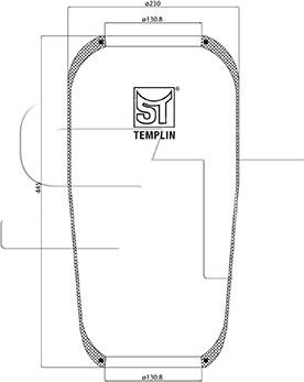 ST-Templin 04.060.6006.610 - Кожух пневматической рессоры avtokuzovplus.com.ua