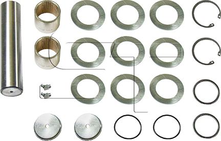 ST-Templin 06.040.0970.008 - Ремкомплект, шворінь поворотного кулака autocars.com.ua