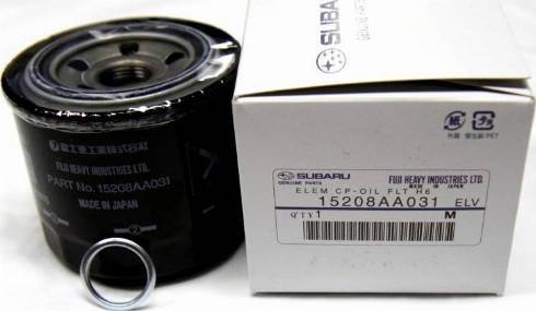 Subaru 15208AA031 - Масляный фильтр autodnr.net