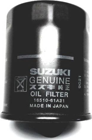 Suzuki 1651061AV1 - Фільтр оливний autocars.com.ua