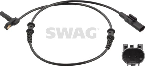 Swag 10 10 6160 - Датчик ABS, частота обертання колеса autocars.com.ua