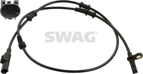 Swag 10 10 6704 - Датчик ABS, частота вращения колеса autodnr.net