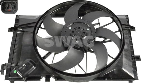 Swag 10 10 7457 - Вентилятор, охолодження двигуна autocars.com.ua