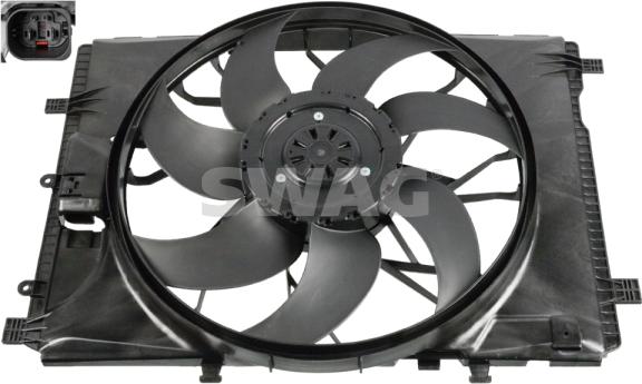 Swag 10 10 7458 - Вентилятор, охолодження двигуна autocars.com.ua