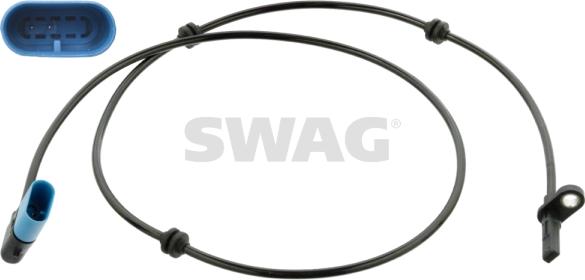 Swag 10 10 7466 - Датчик ABS, частота вращения колеса autodnr.net