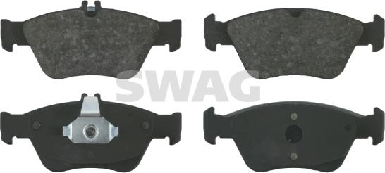 Swag 10 91 6027 - Тормозные колодки, дисковые, комплект autodnr.net