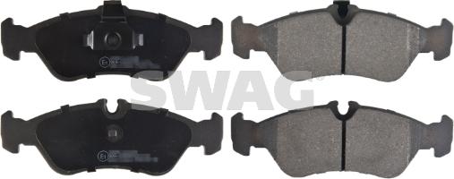 Swag 10 91 6160 - Гальмівні колодки, дискові гальма autocars.com.ua