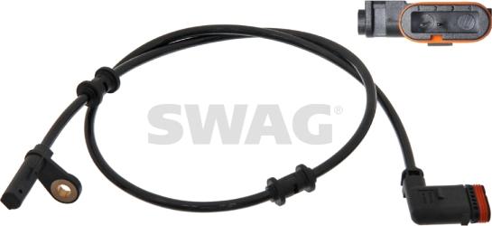Swag 10 93 8369 - Датчик ABS, частота обертання колеса autocars.com.ua