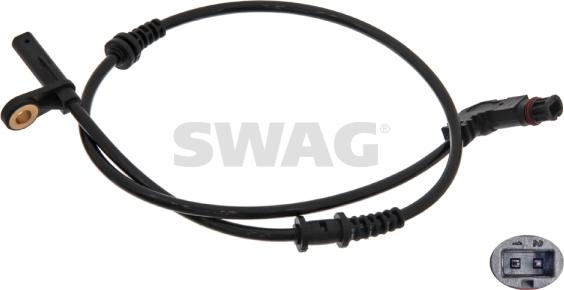 Swag 10 93 8373 - Датчик ABS, частота обертання колеса autocars.com.ua