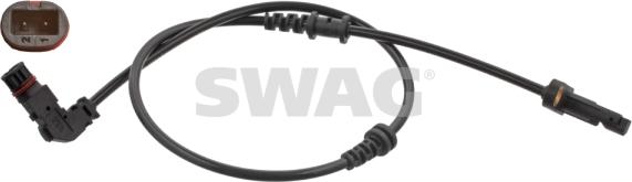Swag 10 93 8597 - Датчик ABS, частота вращения колеса avtokuzovplus.com.ua