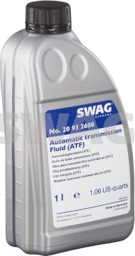 Swag 20 93 2600 - Масло автоматической коробки передач autodnr.net