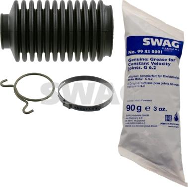 Swag 30 80 0063 - Комплект пыльника, рулевое управление autodnr.net