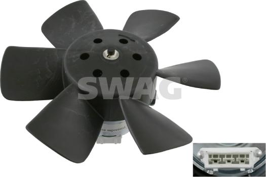 Swag 30 90 6989 - Вентилятор, охолодження двигуна autocars.com.ua