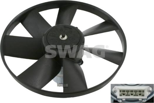Swag 30 90 6994 - Вентилятор, охолодження двигуна autocars.com.ua