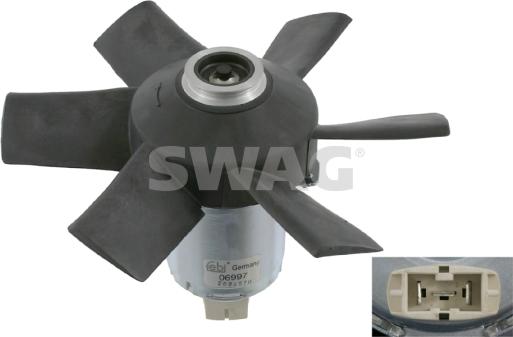 Swag 30 90 6997 - Вентилятор, охлаждение двигателя autodnr.net