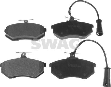 Swag 30 91 6066 - Тормозные колодки, дисковые, комплект autodnr.net