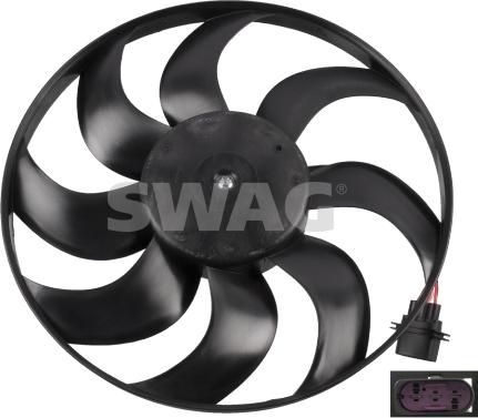 Swag 30 92 6860 - Вентилятор, охлаждение двигателя autodnr.net