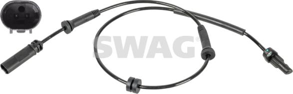Swag 33 10 0304 - Датчик ABS, частота вращения колеса avtokuzovplus.com.ua